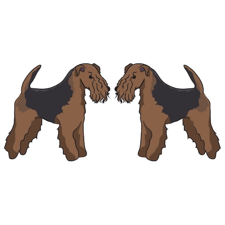 Signmission Lakeland Terrier Dog Decal, Dog Lover Decor Vinyl Sticker D-24-Lakeland Terrier